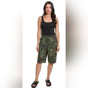 NWT Royalty For Me Women's Multicolor Animal Printed Bermuda Shorts - Size M